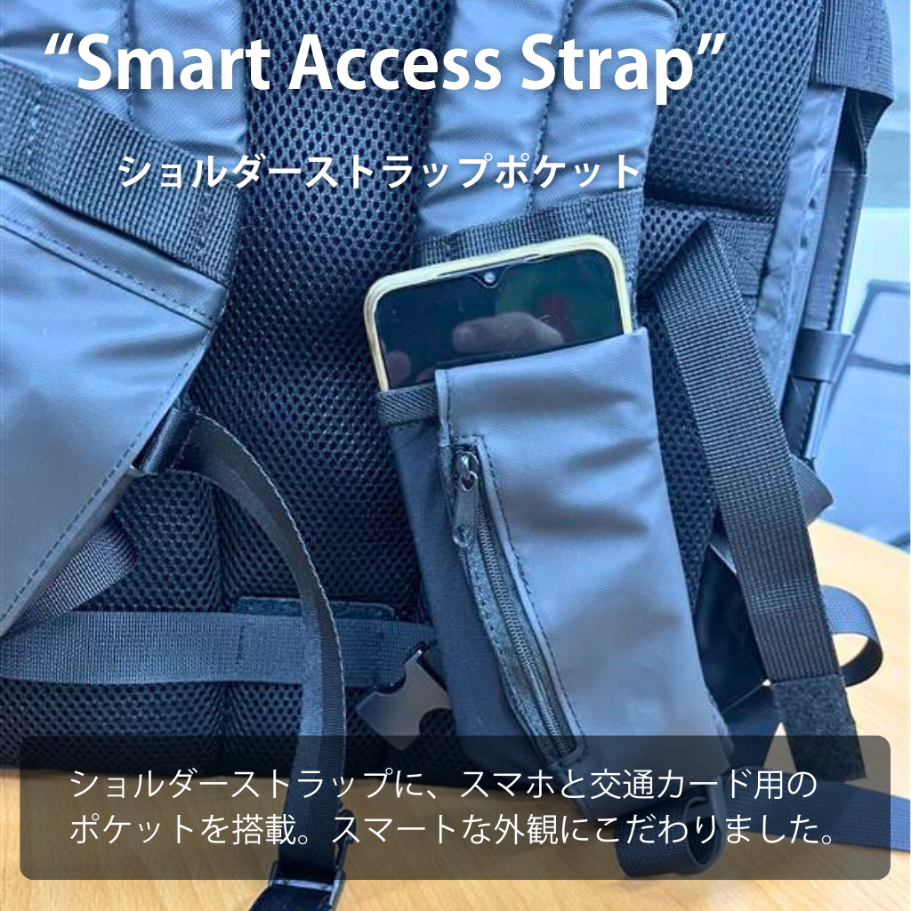 “Smart Access Strap” ショルダーストラップポケット